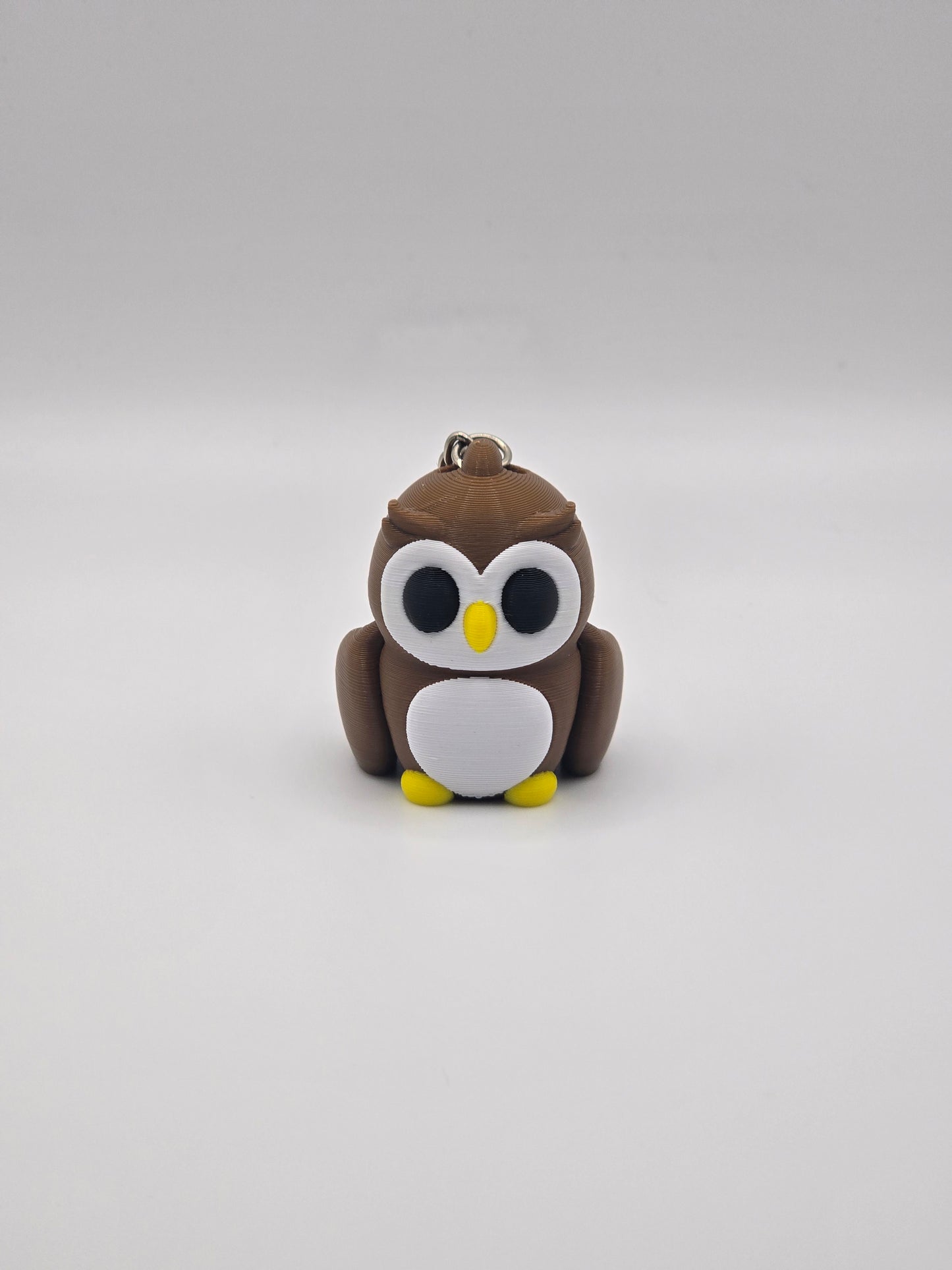 Cute Baby Owl Articulated Fidget Toy Keychain