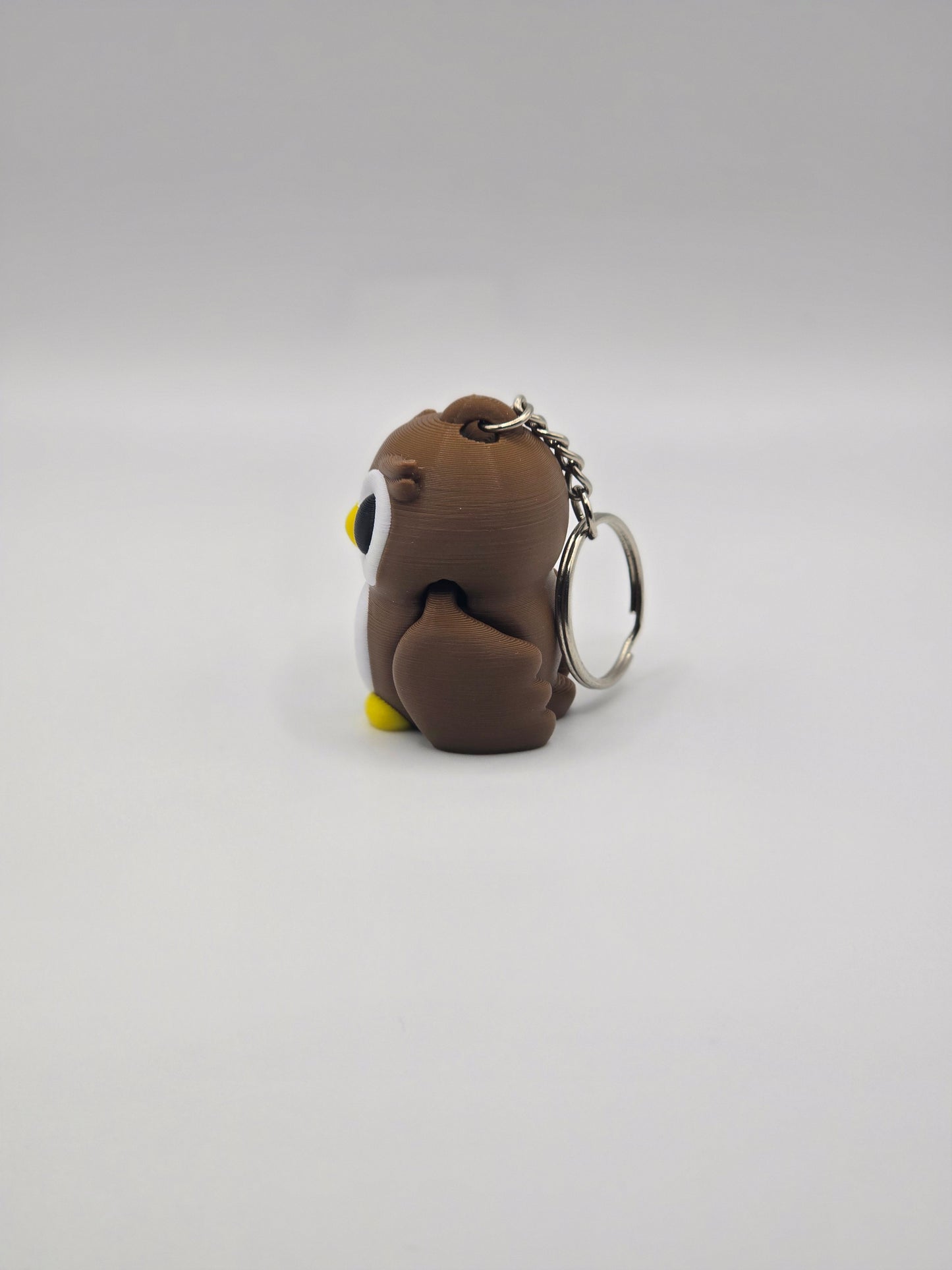 Cute Baby Owl Articulated Fidget Toy Keychain