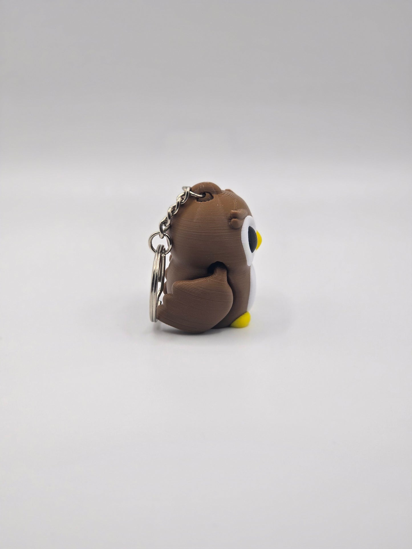 Cute Baby Owl Articulated Fidget Toy Keychain