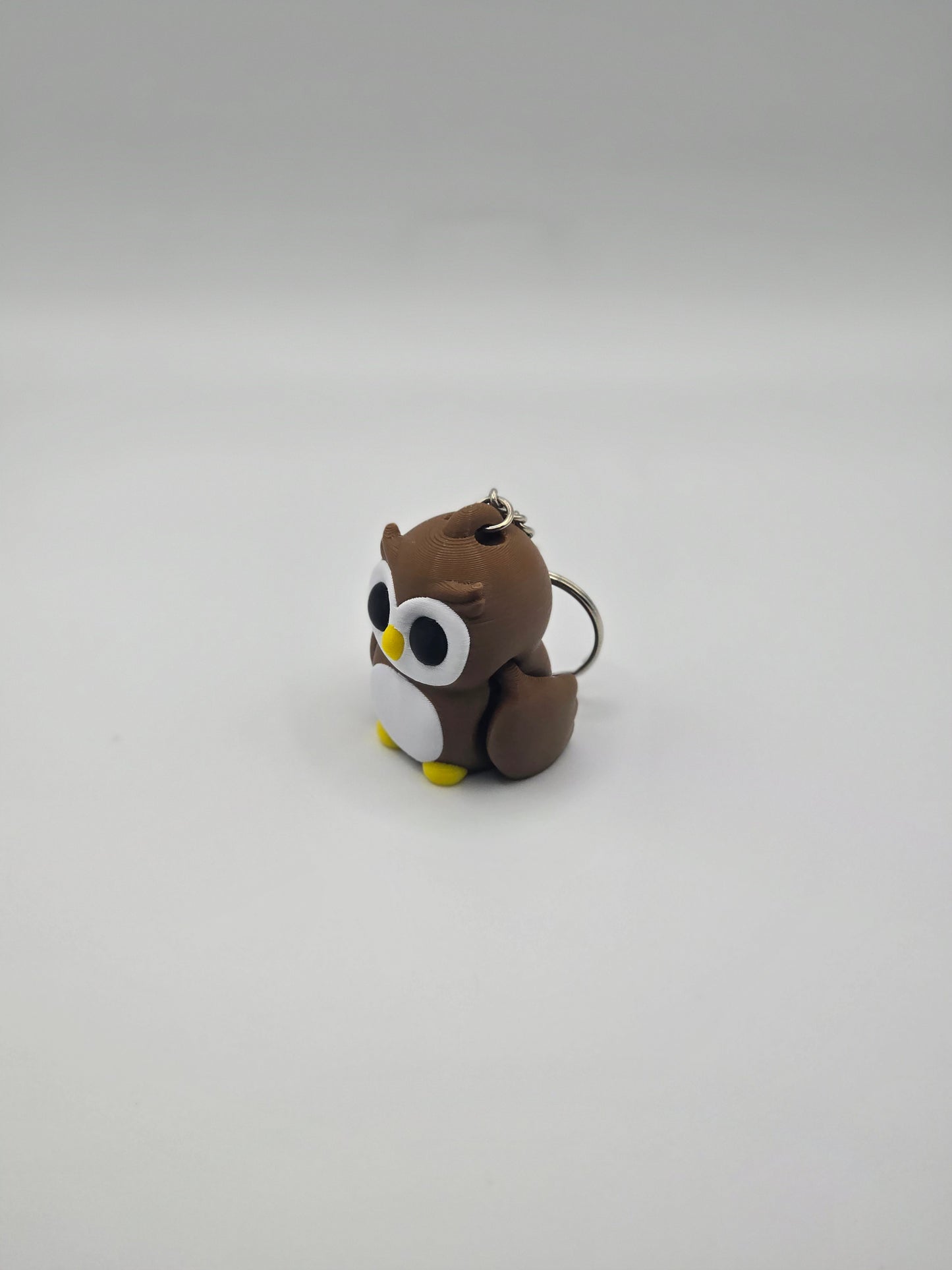 Cute Baby Owl Articulated Fidget Toy Keychain