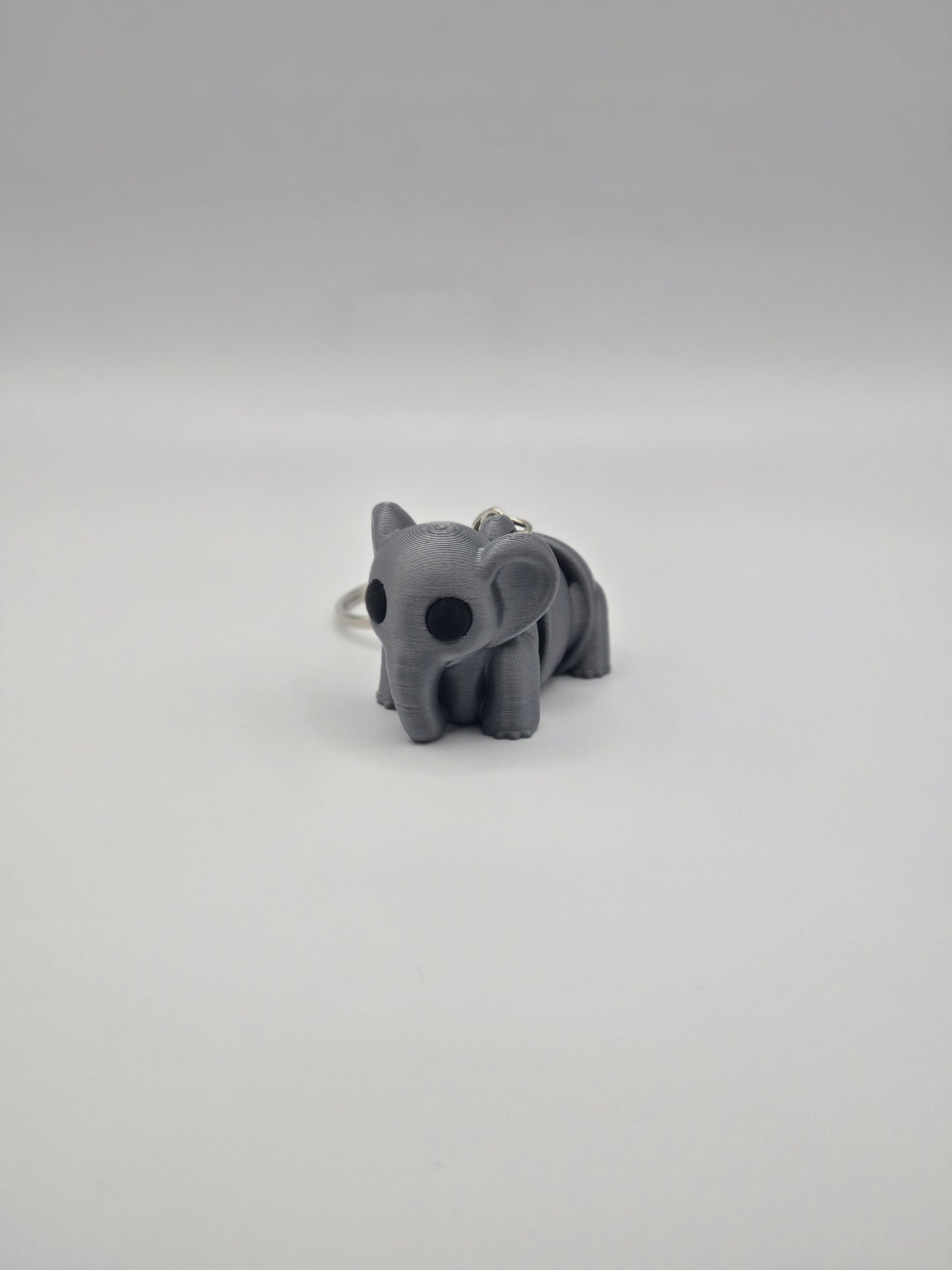 Cute Baby Articulated Elephant Keychain Fidget Toy Accessory