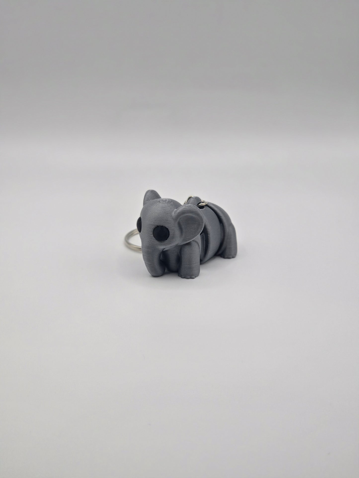 Cute Baby Articulated Elephant Keychain Fidget Toy Accessory