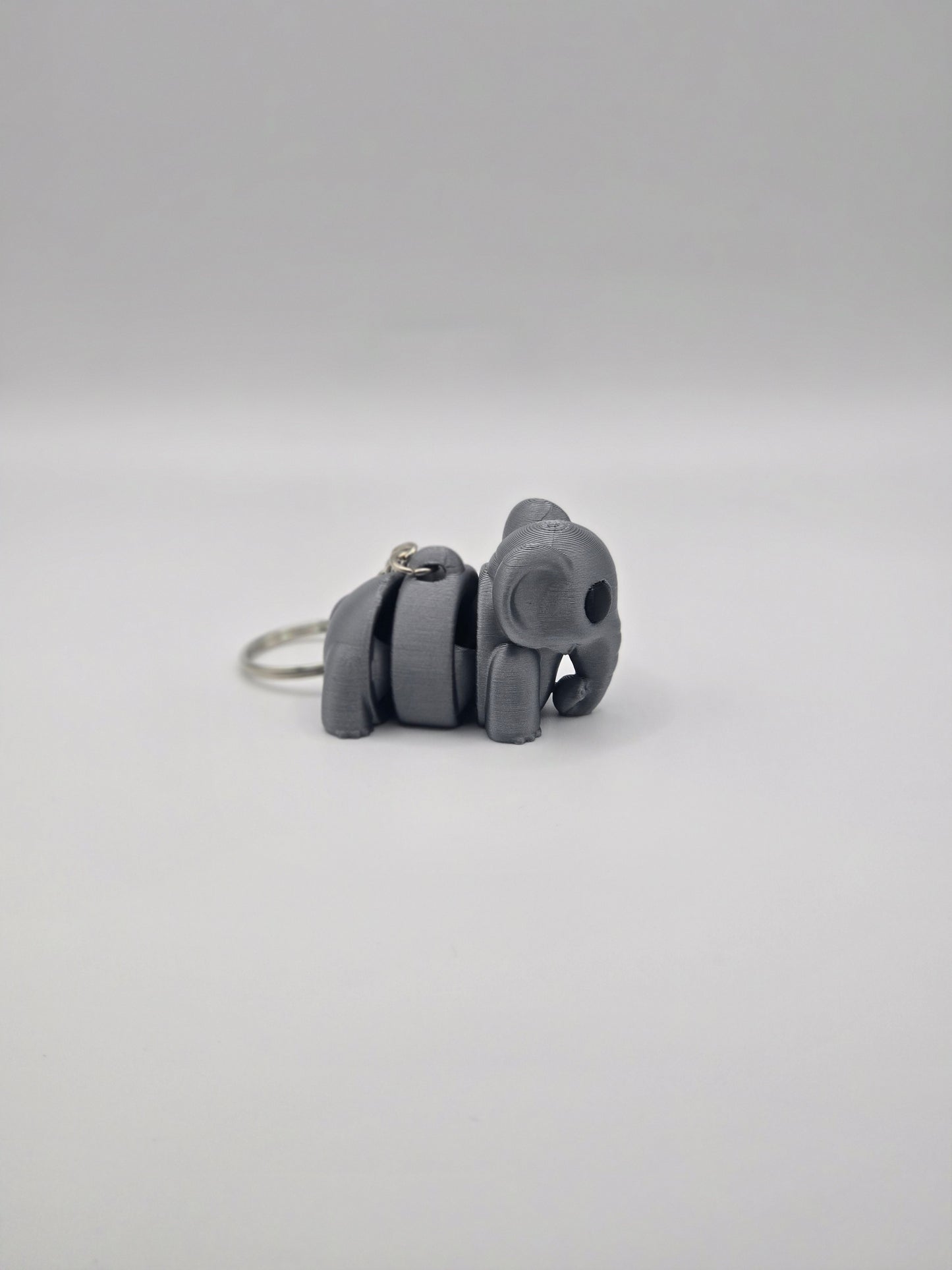 Cute Baby Articulated Elephant Keychain Fidget Toy Accessory