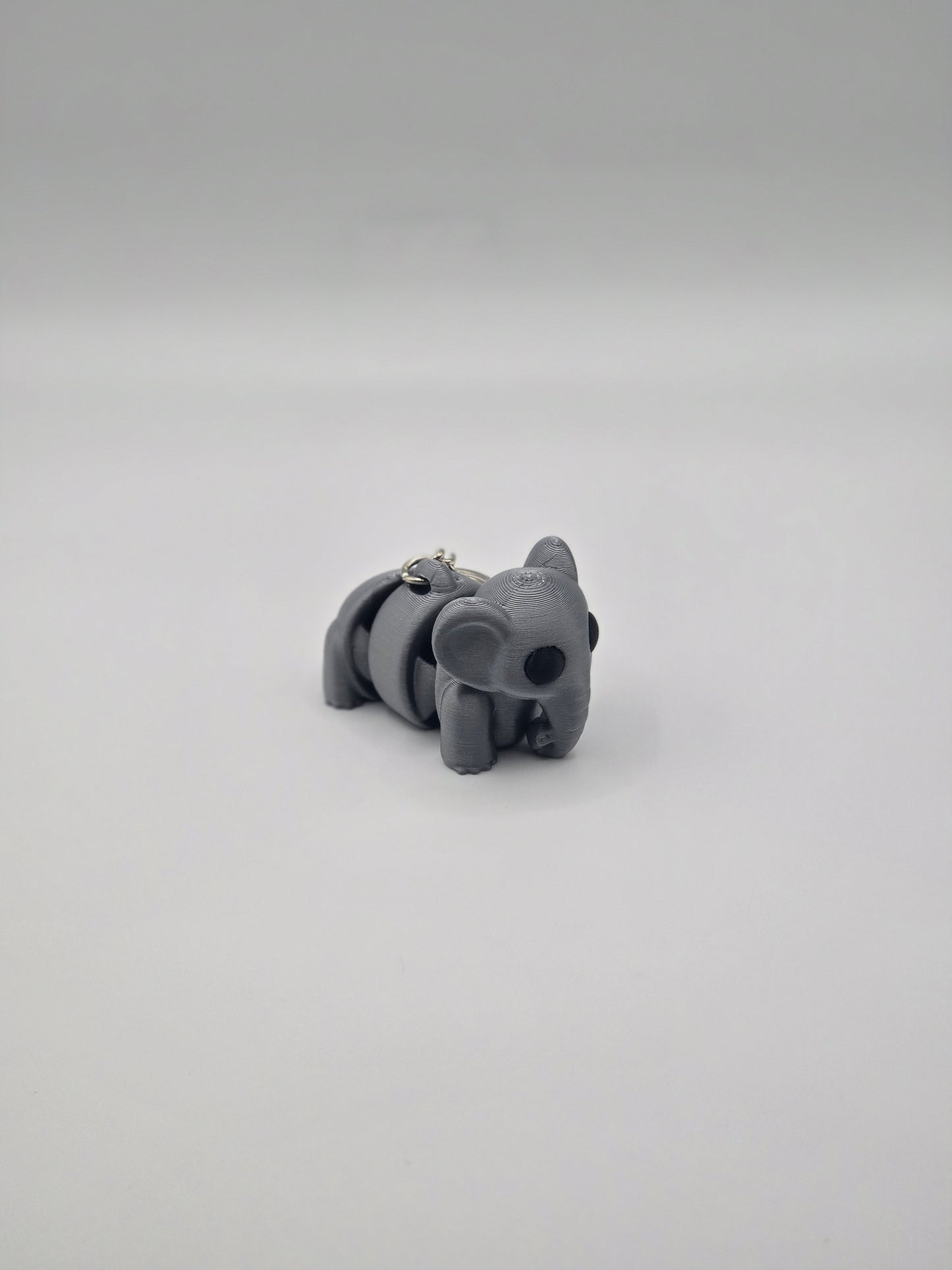 Cute Baby Articulated Elephant Keychain Fidget Toy Accessory