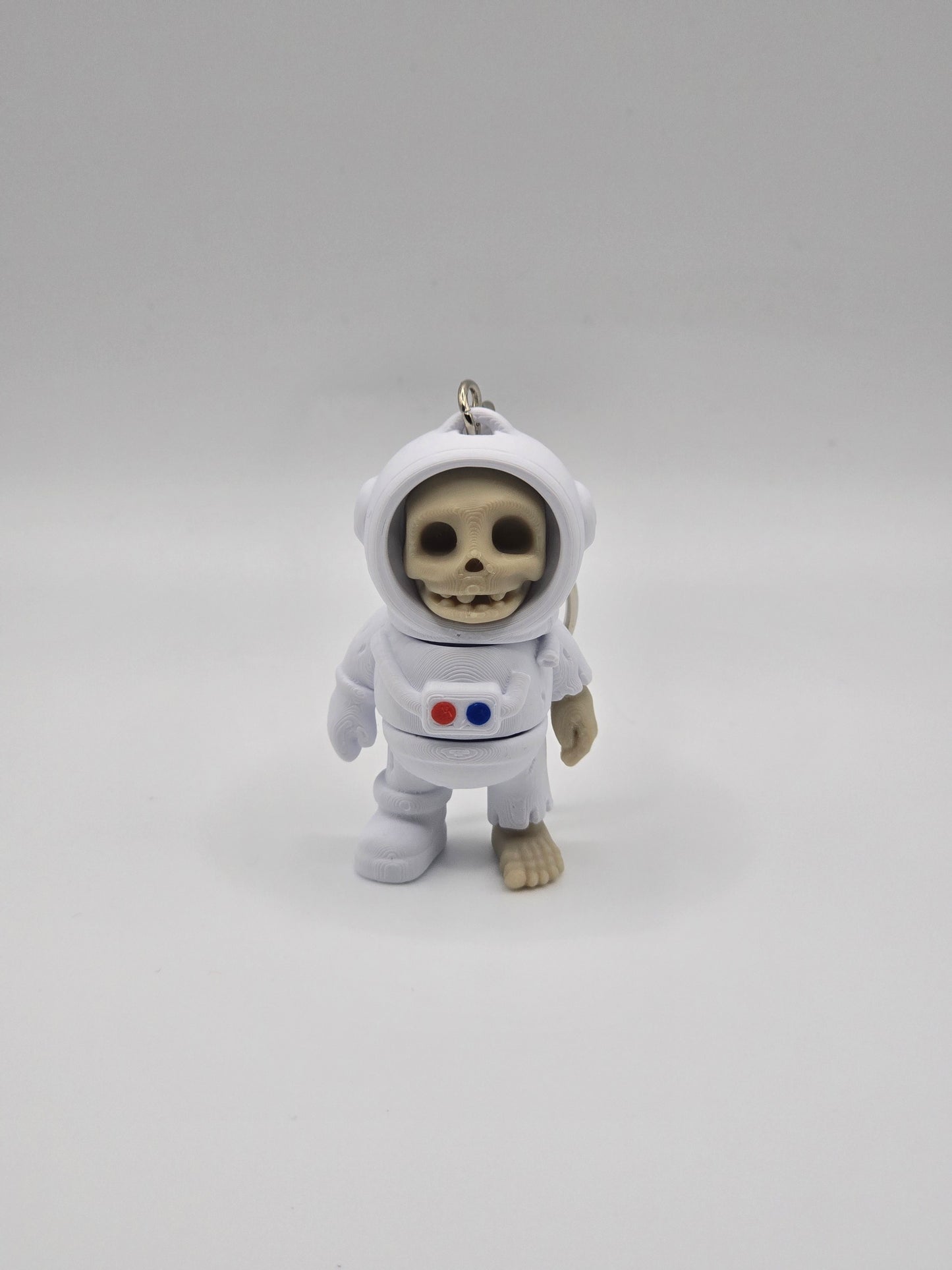 Cute Skeleton Space Astronaut Keychain