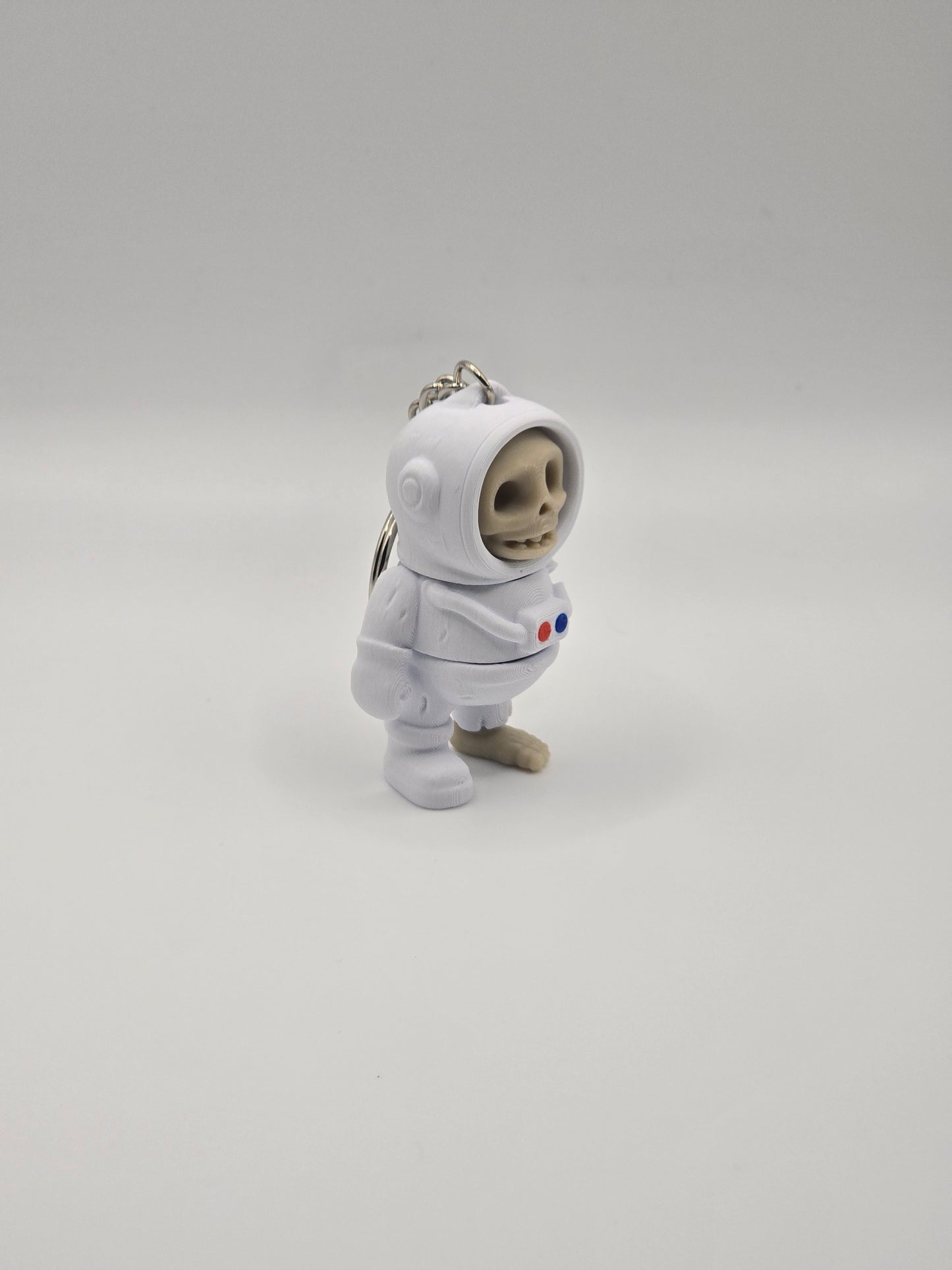 Cute Skeleton Space Astronaut Keychain
