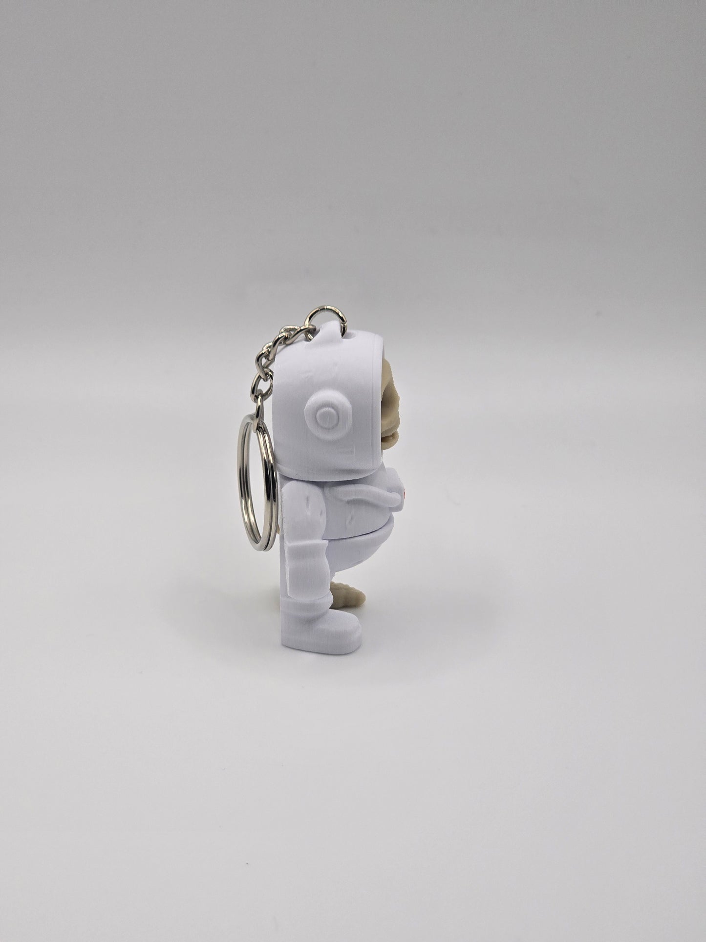 Cute Skeleton Space Astronaut Keychain
