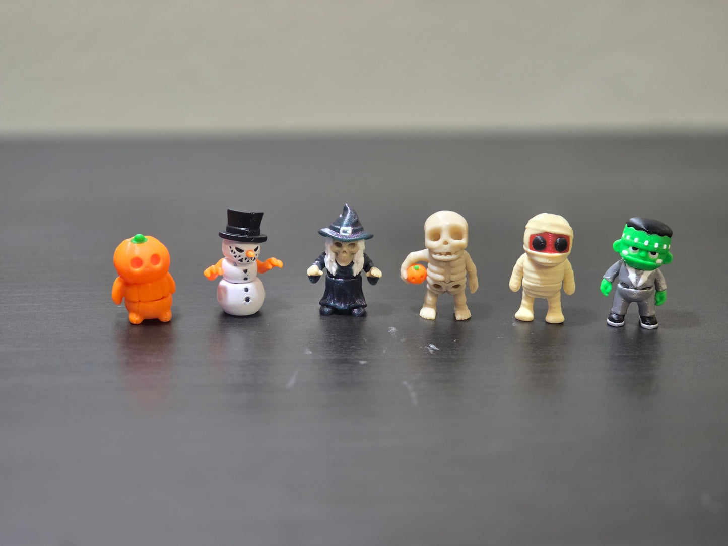 Mini Halloween Monster Figurines – Small Collectible Spooky Toys