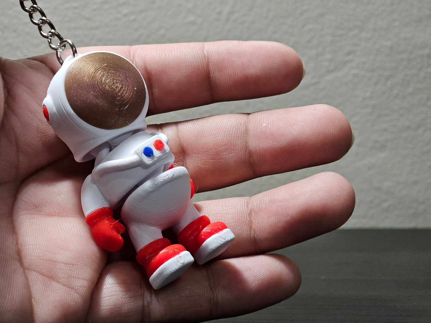 Cute Tiny Space Astronaut Keychain