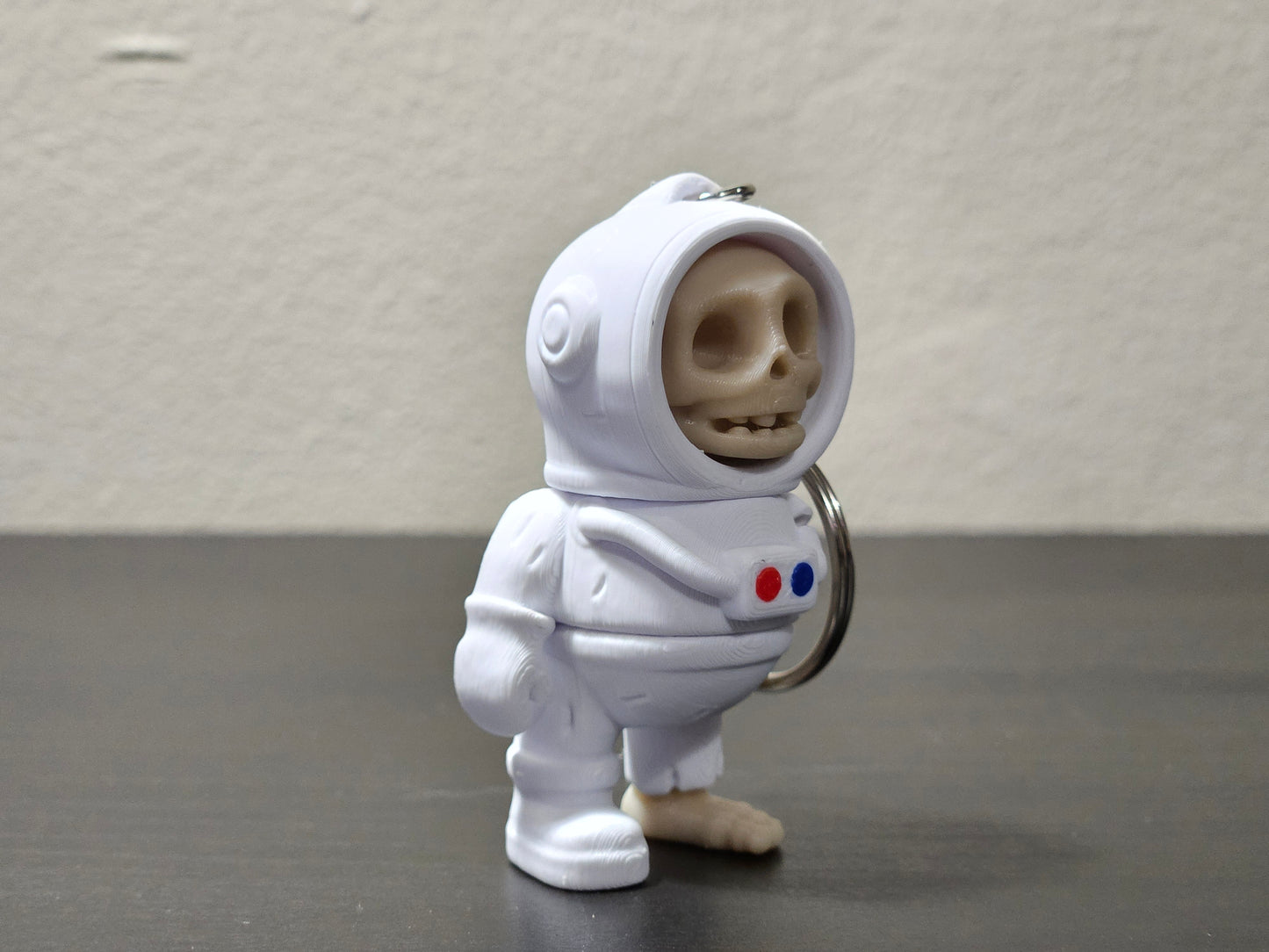 Cute Skeleton Space Astronaut Keychain