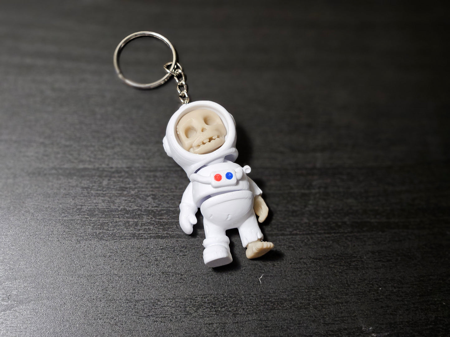 Cute Skeleton Space Astronaut Keychain