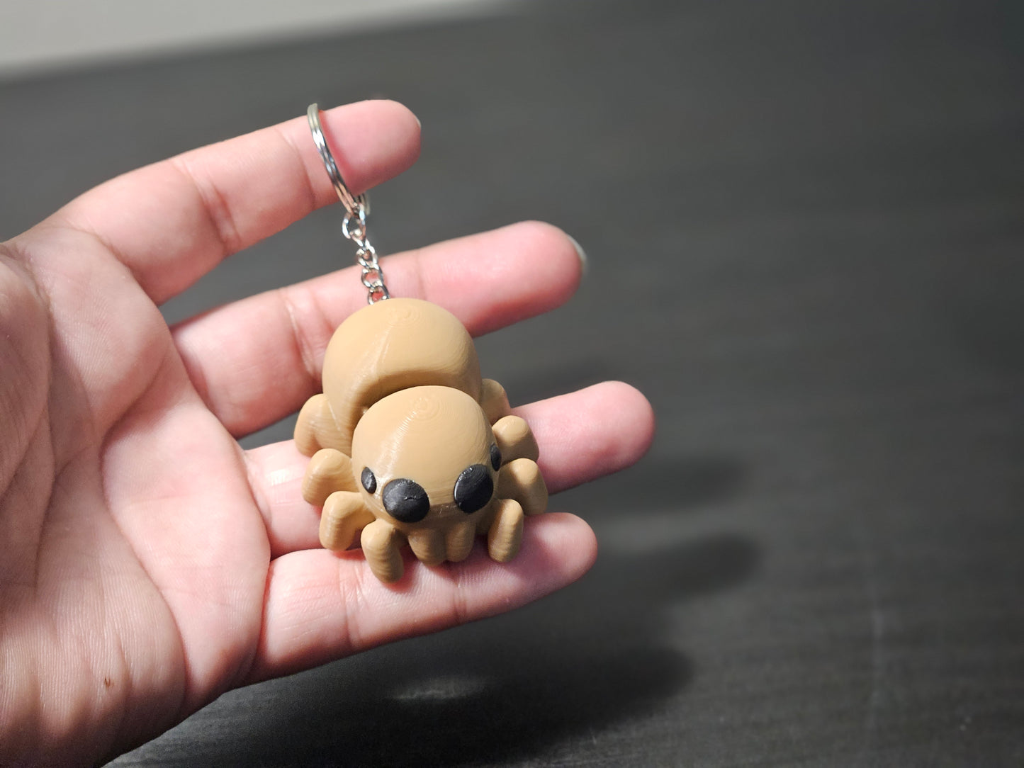 Cute Baby Articulated Spider Keychain Fidget Toy