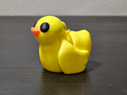 Cute Articulated Baby Duck Fidget Toy Keychain