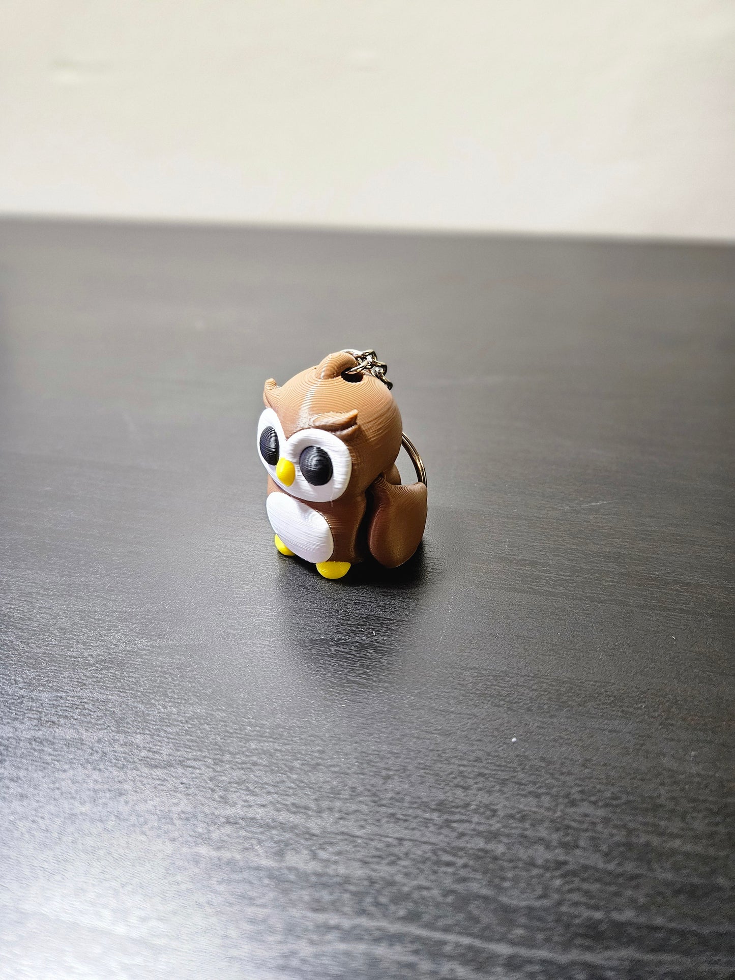 Cute Baby Owl Articulated Fidget Toy Keychain