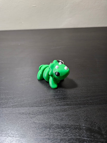Cute Baby Triceratops Articulated Fidget Toy Keychain