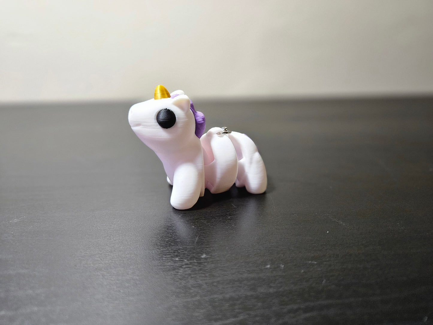 Cute Baby Unicorn Articulated Fidget Toy Keychain