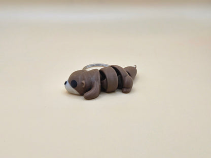 Cute Baby Otter Articulated Fidget Toy Keychain