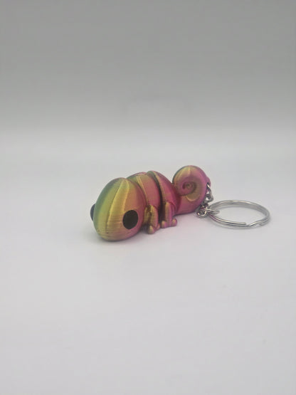 Cute Baby Chameleon Keychain