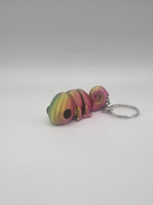 Cute Baby Chameleon Keychain