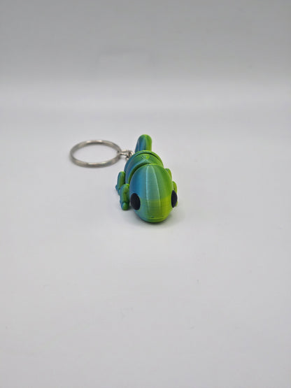 Cute Baby Chameleon Keychain