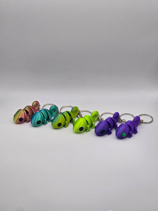 Cute Baby Chameleon Keychain