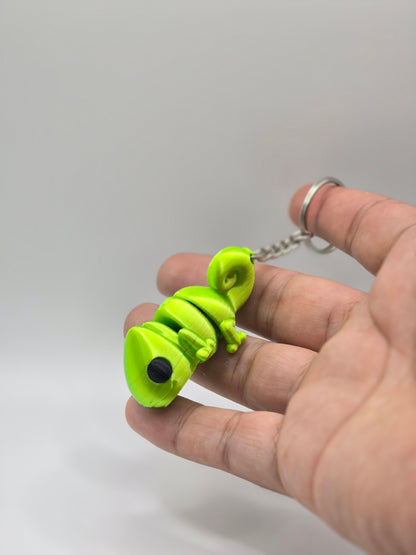 Cute Baby Chameleon Keychain