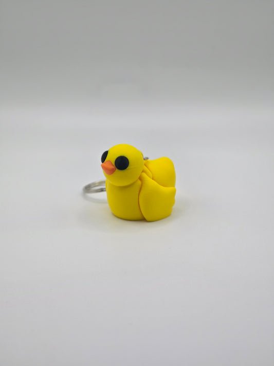 Cute Articulated Baby Duck Fidget Toy Keychain