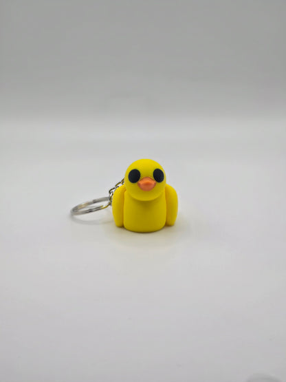 Cute Articulated Baby Duck Fidget Toy Keychain