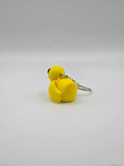 Cute Articulated Baby Duck Fidget Toy Keychain