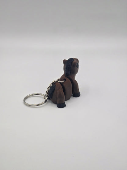 Articulated Baby Horse Keychain Fidget Toy
