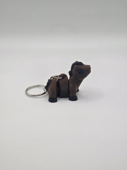 Articulated Baby Horse Keychain Fidget Toy