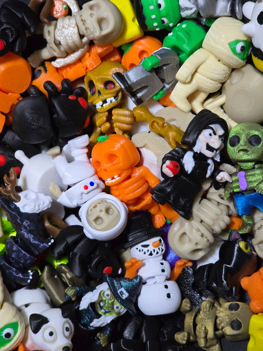 Mini Halloween Monster Figurines – Small Collectible Spooky Toys