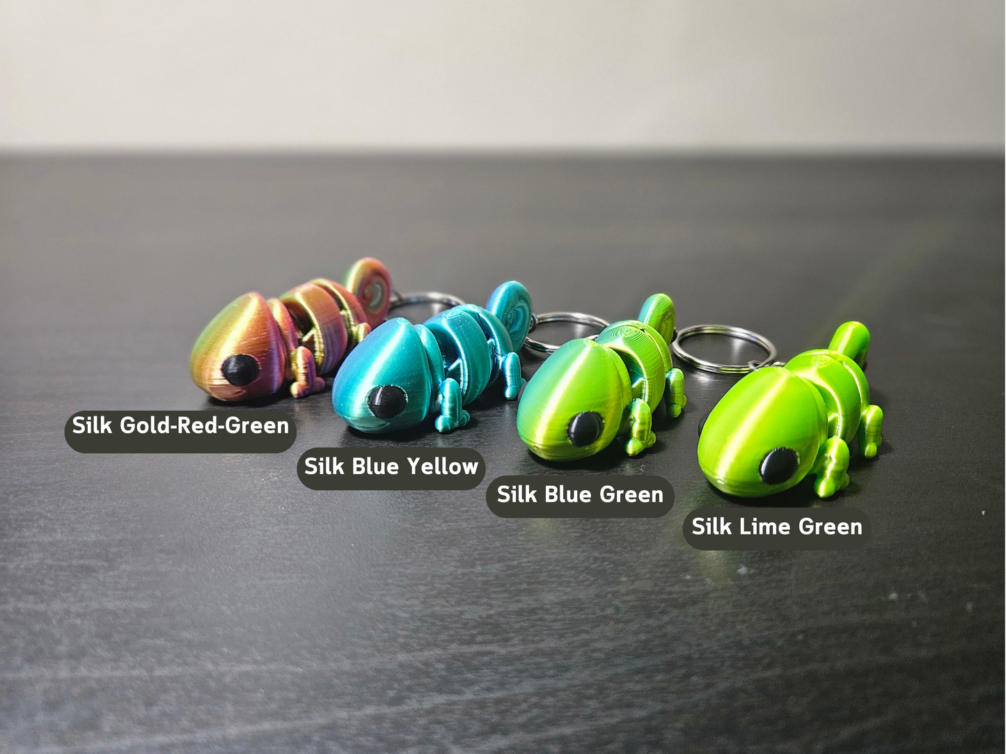 Cute Baby Chameleon Keychain