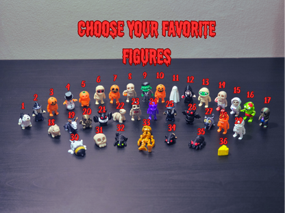 Mini Halloween Monster Figurines – Small Collectible Spooky Toys