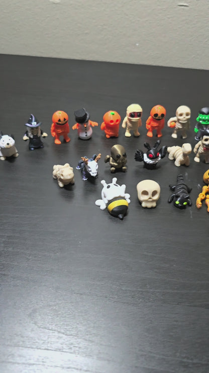 Mini Halloween Monster Figurines – Small Collectible Spooky Toys